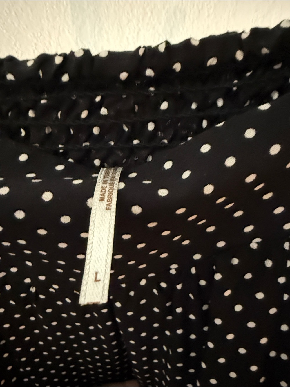 Free People Black White Polka Dot Asymmetrical Skirt Set 🖤🤍 - Picture 3 of 10